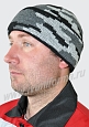 Шапка с отворотом вязанная арт. Р-12-01-ПРЖ - 1