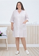 Халат медицинский женский арт. М-20-02-ТС (size +) - 1