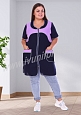 Халат женский арт. УН-20-09-ГАБ (size +) - 1