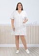 Халат медицинский женский арт. М-20-54-ТС (size +) - 1
