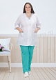 Костюм медицинский женский арт. М-02-64-ТС (size +) - 2