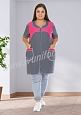 Халат женский арт. УН-20-09-ГАБ (size +) - 2