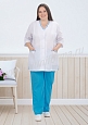 Костюм медицинский женский арт. М-02-64-ТС (size +) - 1