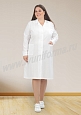 Халат медицинский женский бязь арт. М-20-47-БЗ (size +) - 1