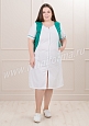 Халат медицинский женский арт. М-20-63-ТС (size +) - 3
