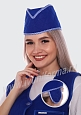 Пилотка женская утепленная с "ушками" арт. ГУ-12-04-ГАБ - 1